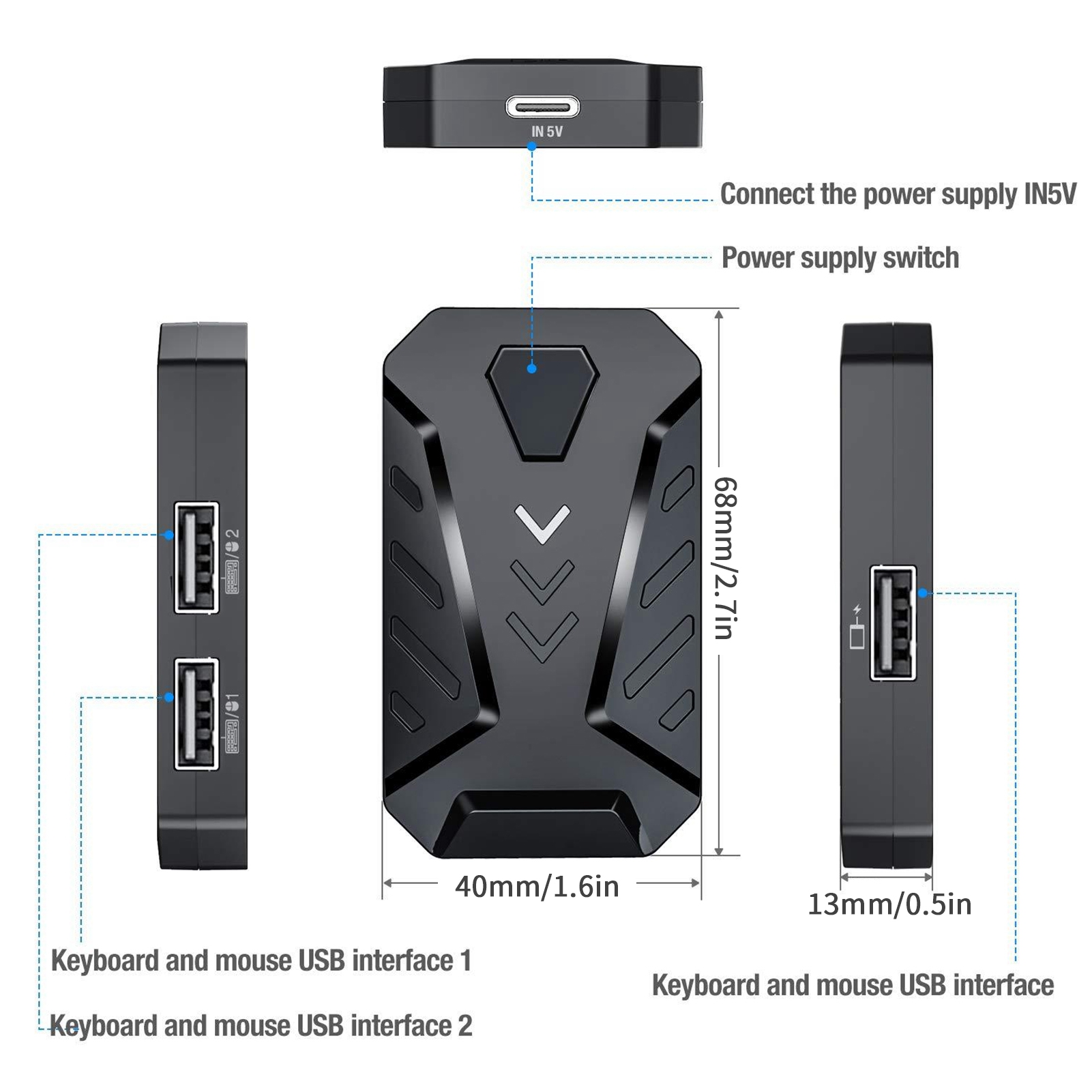 Adattatore convertitore mouse  - Xiaomi Gaming Accessories recensione e prezzo