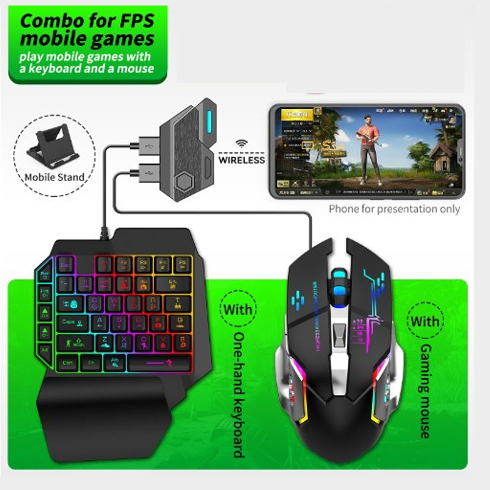 Set Convertitore Tastiera e Mo - Gaming Accessories For Phone recensione e prezzo