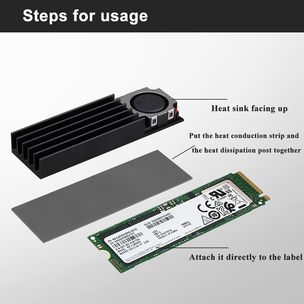 Gdstime M.2 2280 22110 Ventola - M2 Heatsink Cooler recensione e prezzo